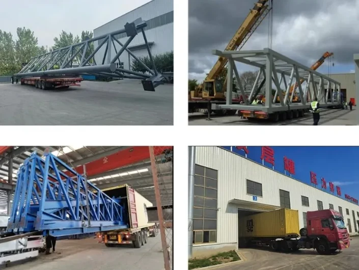 Steel Truss Packing & Delivery Steel Truss Packing & Delivery